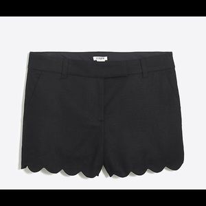 4” scalloped shorts